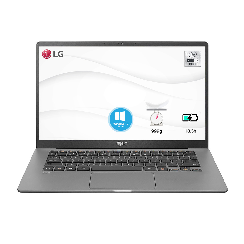 Laptop LG Gram 14Z90N-V.AR52A5 (14 inch FHD | i5 1035G7 | RAM 8GB | SSD 256GB | Grey Silver)