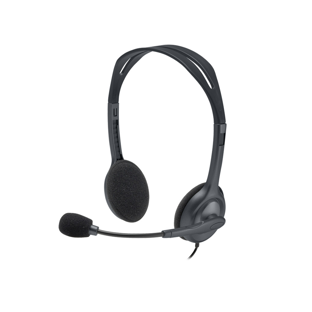 Tai nghe Logitech Stereo H111 (Black) 1 Tai nghe Logitech Stereo H111 (Black)