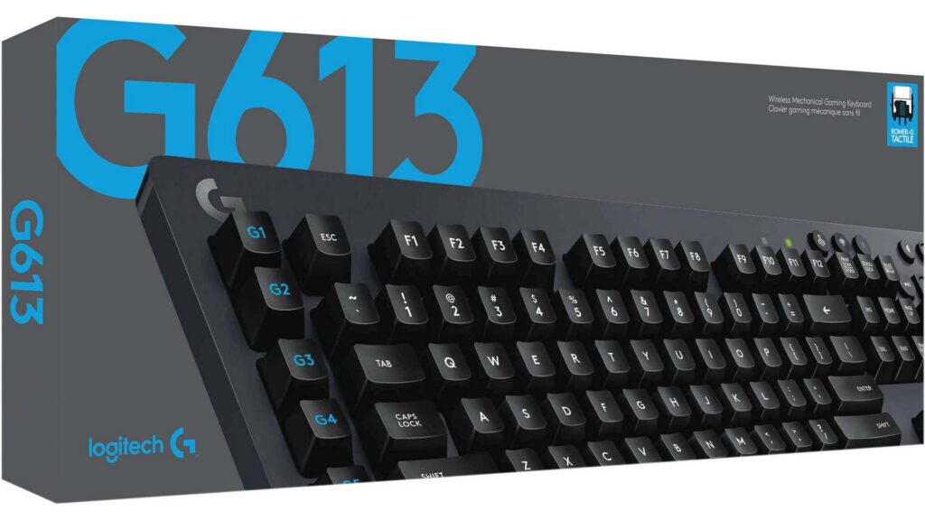 Bàn phím không dây Logitech Gaming G613 Wireless (Black)