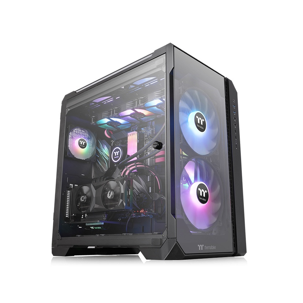 Vỏ case Thermaltake View 51 Tempered Glass Black ARGB