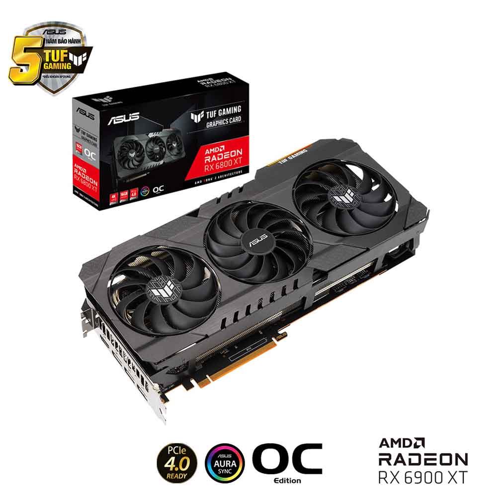 Card màn hình Asus TUF Radeon RX 6900 XT Gaming TUF-RX6900XT-O16G-GAMING 1 Card màn hình Asus TUF Radeon RX 6900 XT Gaming TUF-RX6900XT-O16G-GAMING