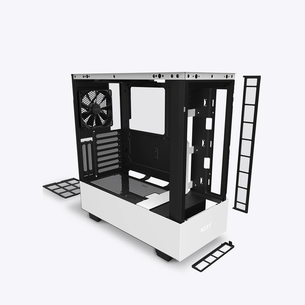 Vỏ case NZXT H510 Elite White 3 Vỏ case NZXT H510 Elite White