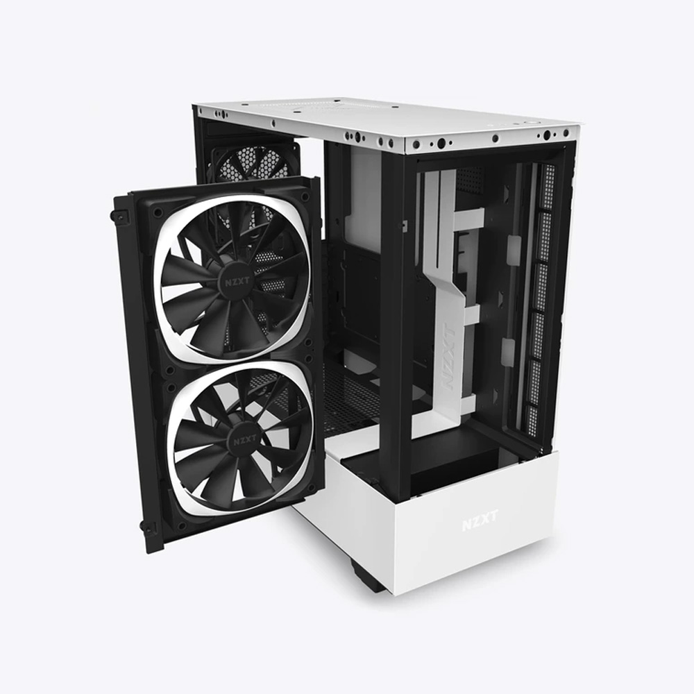 Vỏ case NZXT H510 Elite White 2 Vỏ case NZXT H510 Elite White