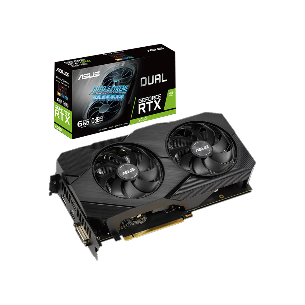 Card màn hình  Asus Dual  RTX 2060 EVO 6G -like new