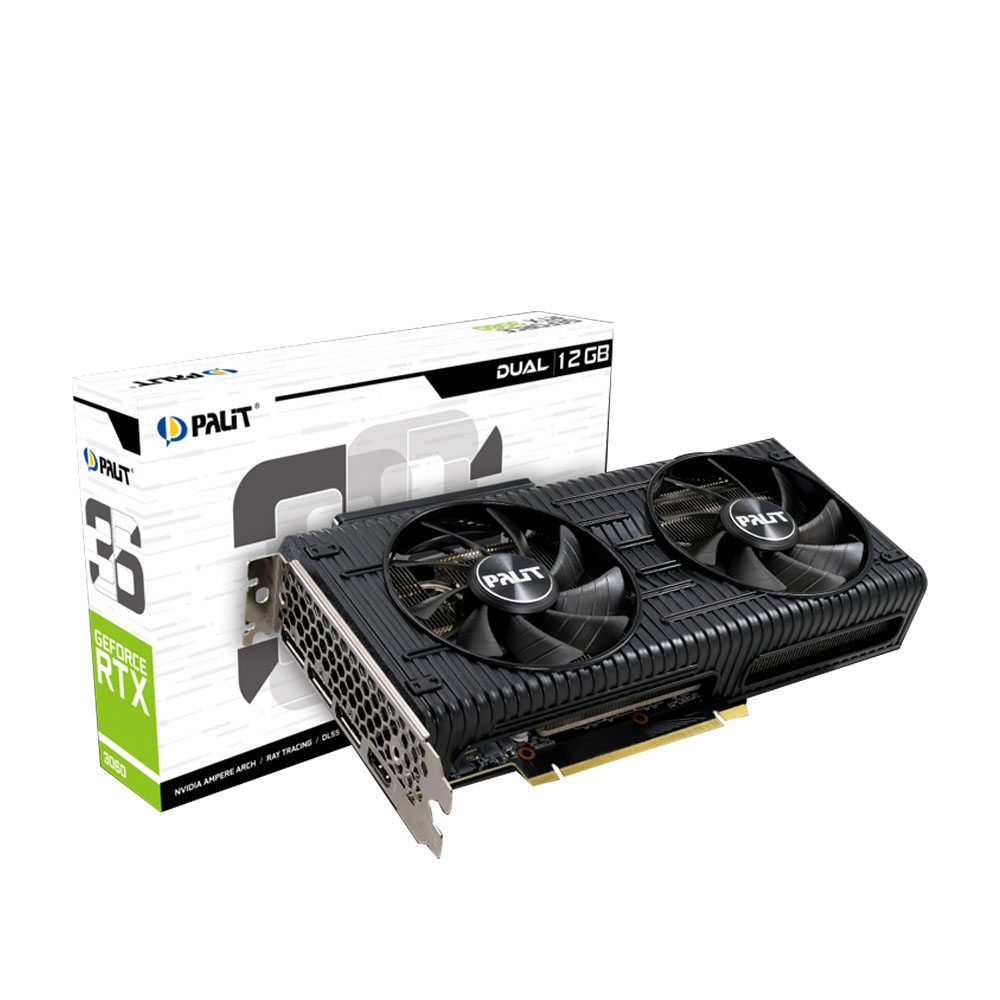 Card màn hình Palit GeForce RTX 3060 DUAL 12GB GDDR6