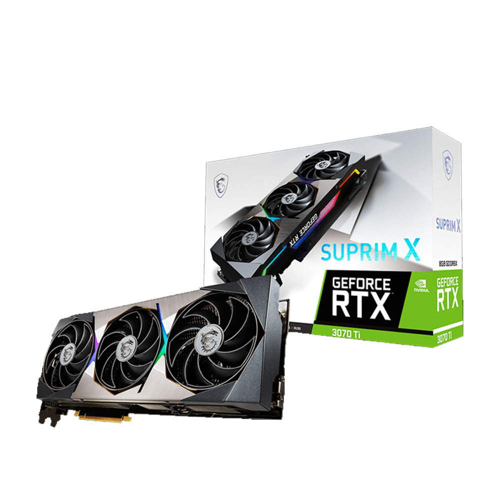 Card màn hình MSI GeForce RTX 3070 Ti SUPRIM X 1 Card màn hình MSI GeForce RTX 3070 Ti SUPRIM X