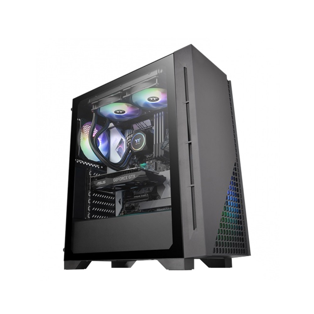 Vỏ case Thermaltake H330 Tempered Glass Black