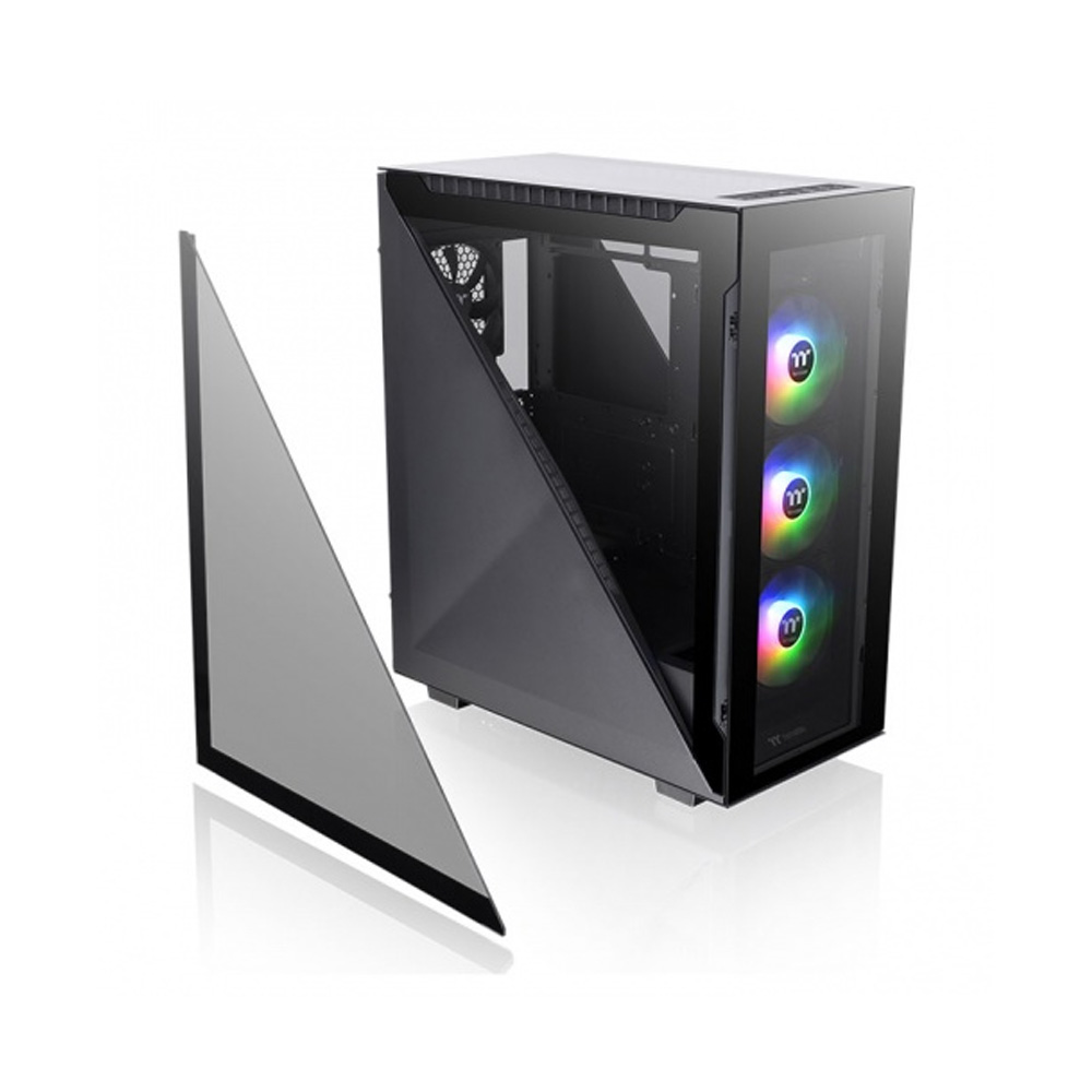 Vỏ case Thermaltake Divider 500 Tempered Glass RGB Black 5 Vỏ case Thermaltake Divider 500 Tempered Glass RGB Black