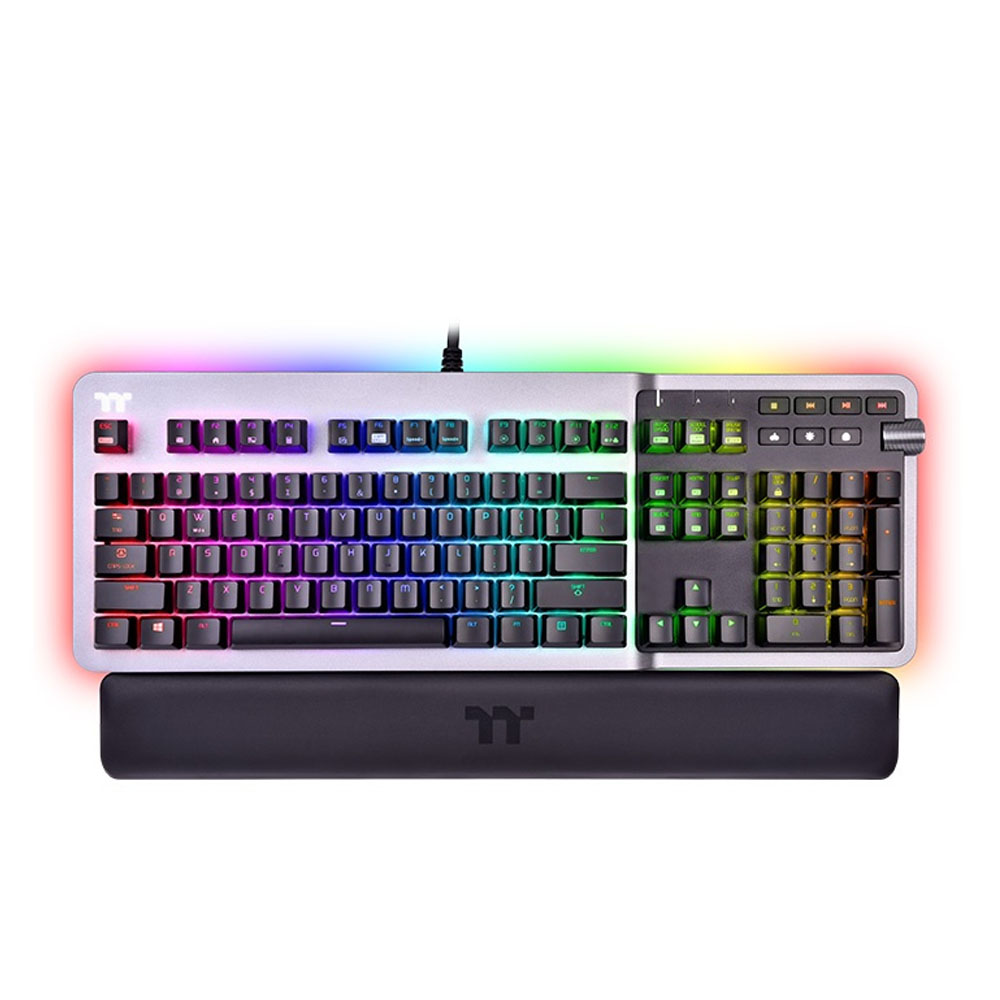 Bàn phím cơ Thermaltake Argent K5 Cherry MX Blue 1 Bàn phím cơ Thermaltake Argent K5 Cherry MX Blue
