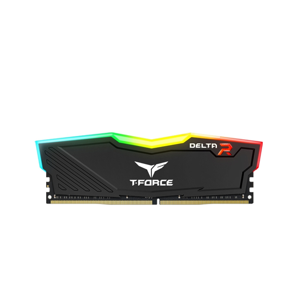 RAM Desktop Team T-Force Delta RGB 16GB (1x16GB) DDR4 3200MHz Black