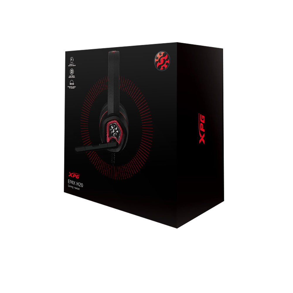 Tai nghe ADATA XPG EMIX H20 Black 2 Tai nghe ADATA XPG EMIX H20 Black