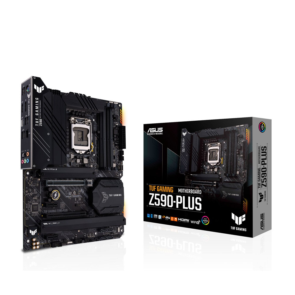 Mainboard ASUS TUF GAMING Z590 PLUS (WI-FI) (Intel Socket LGA 1200, ATX, 4 khe RAM DRR4)
