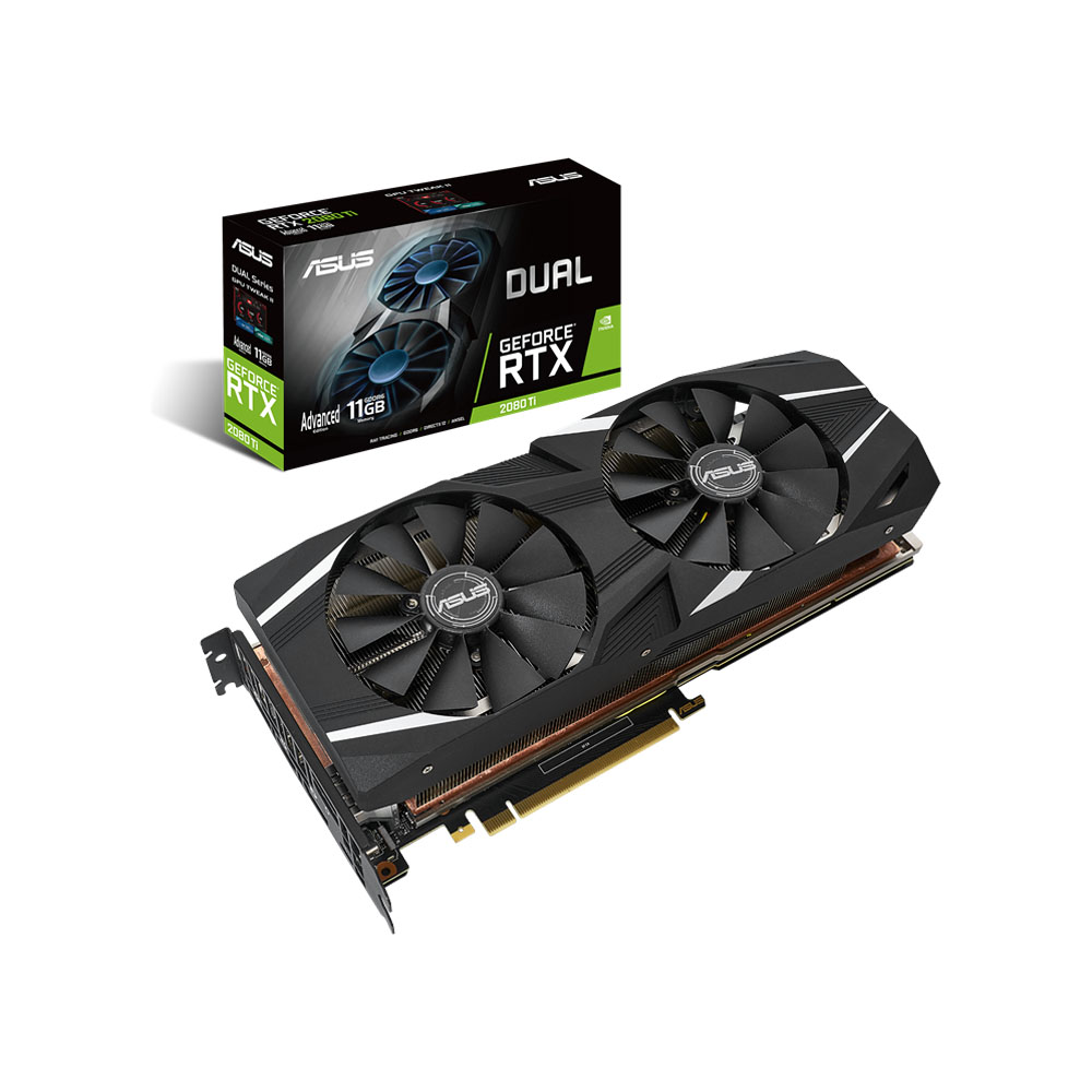 Card màn hình Asus Dual GeForce RTX 2080 Ti A11G (DUAL-RTX2080TI-A11G) 6 Card màn hình Asus Dual GeForce RTX 2080 Ti A11G (DUAL-RTX2080TI-A11G)