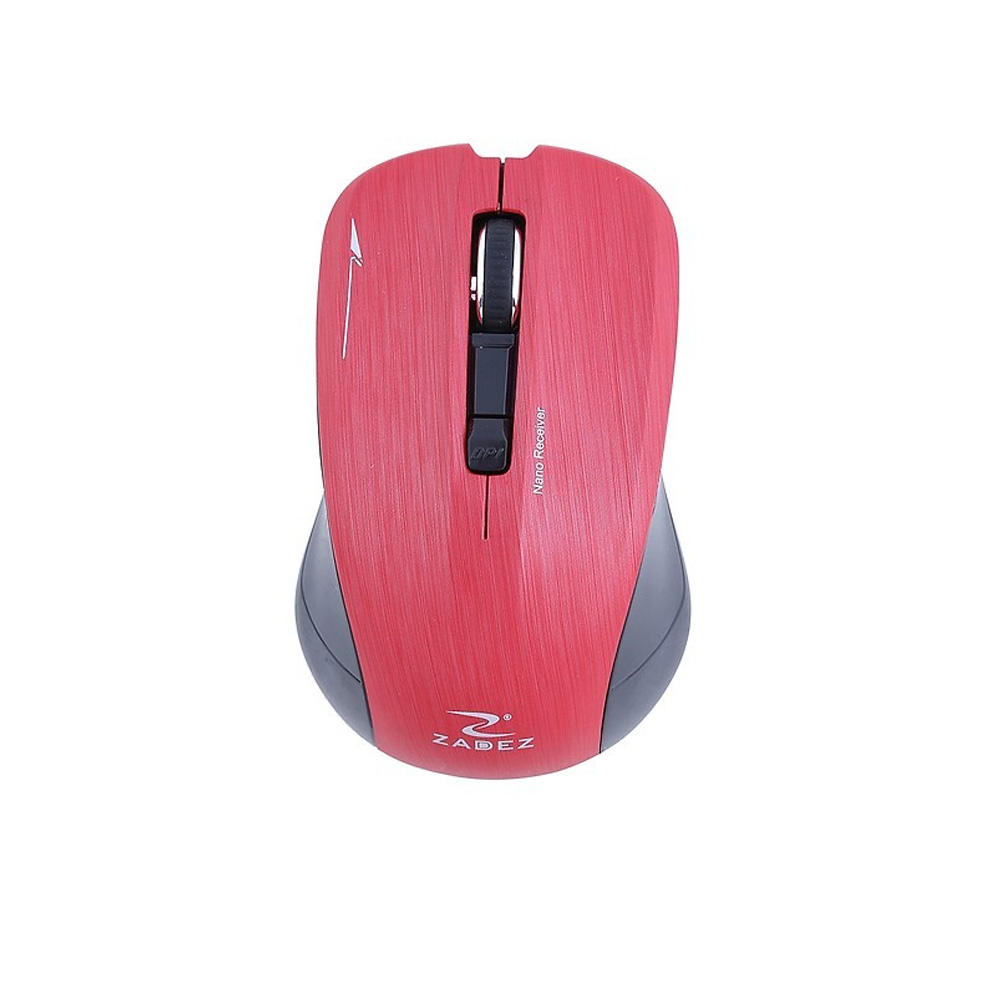 Chuột máy tính không dây Zadez M390 RED