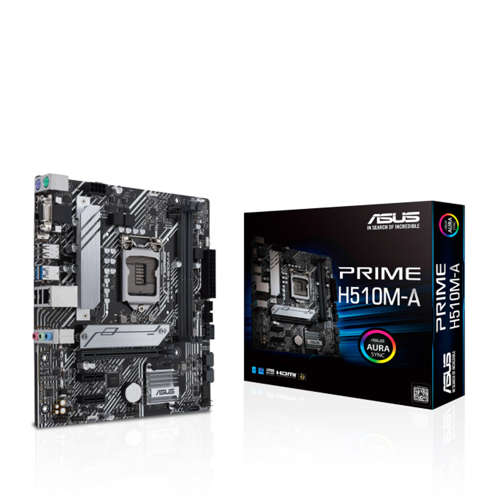 Mainboard Asus Prime H510M-A (Intel LGA 1200, mATX, 2 khe RAM DDR4)