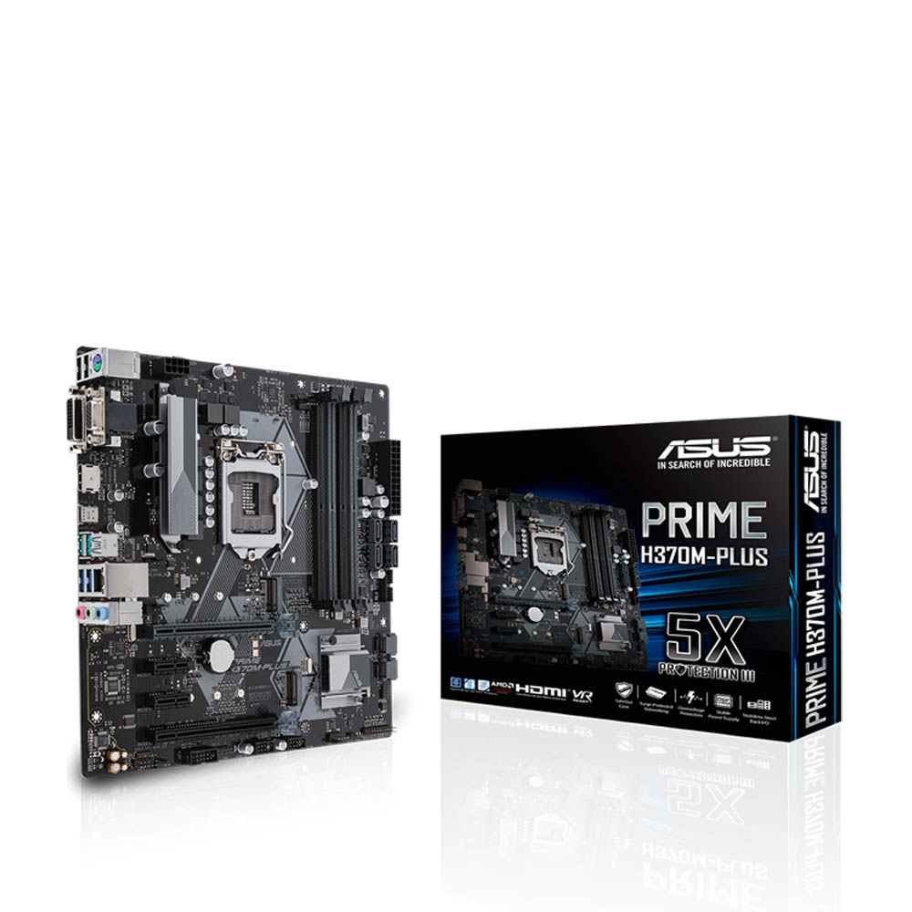 Mainboard Asus PRIME H370M Plus (Intel LGA 1151, mATX, 4 khe RAM DDR4)