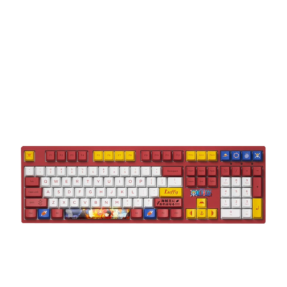 Bàn phím cơ AKKO 3108v2 One Piece - Luffy -  Akko Pink Switch