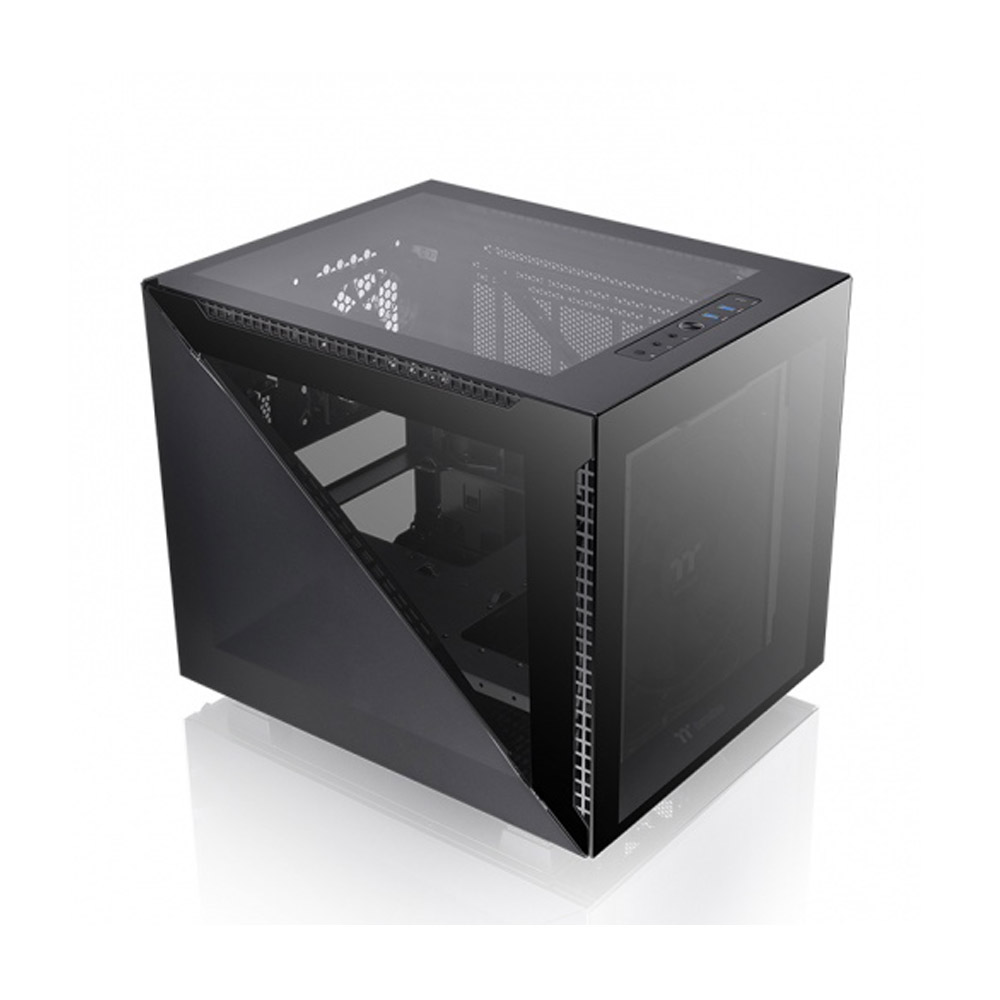 Vỏ case Thermaltake Divider 200 Tempered Glass Micro Chassic Black 3 Vỏ case Thermaltake Divider 200 Tempered Glass Micro Chassic Black