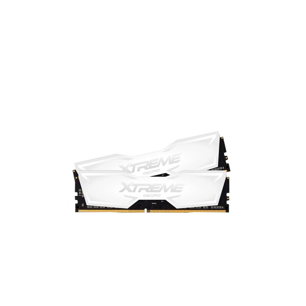 RAM Desktop OCPC XTREME C16 16GB (8GBx2) DDR4 3200MHz White (MMX2K16GD432C16W)