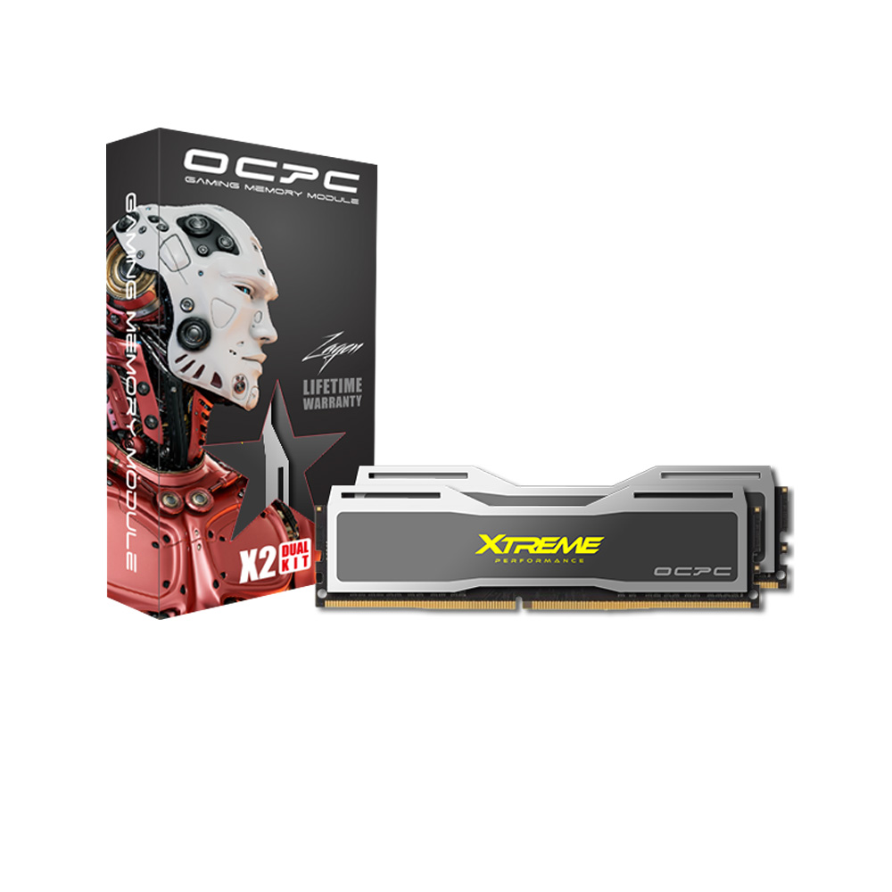 RAM Desktop OCPC XTREME C16 16GB (8GBx2) DDR4 3000MHz Black (MMX2K16GD430C16)
