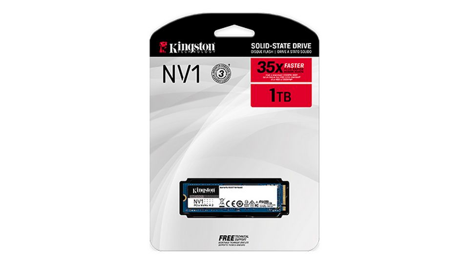 Ổ Cứng SSD Kingston NV1 1TB (M.2 NVMe 3.0 x 4 | 2100MB / 1700MB/s | SNVS/1000G) 1 Ổ Cứng SSD Kingston NV1 1TB (M.2 NVMe 3.0 x 4 | 2100MB / 1700MB/s | SNVS/1000G)