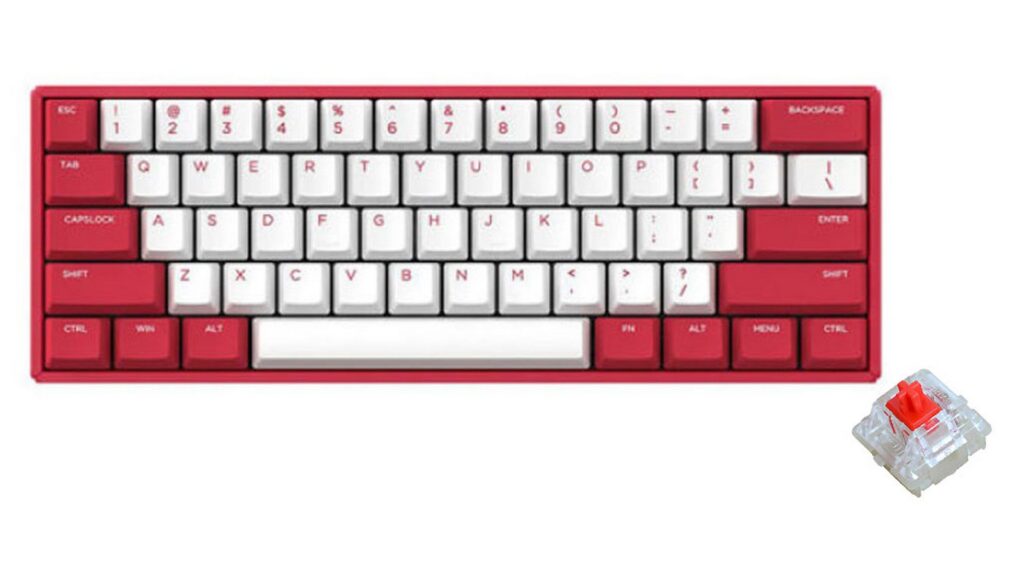 Bàn phím cơ IQUNIX F60 Strawberry Cherry MX Switch