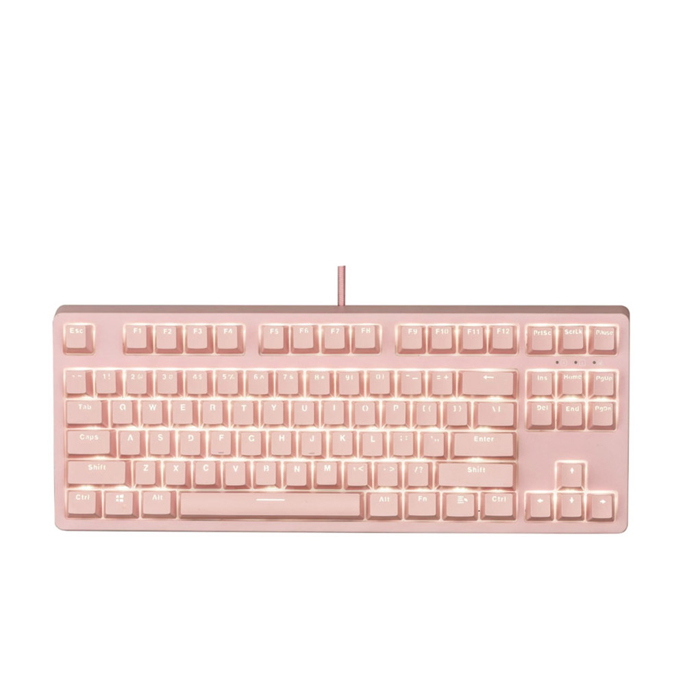 Bàn phím cơ E-Dra EK387 Dream Pink TKL Huano Brown Switch