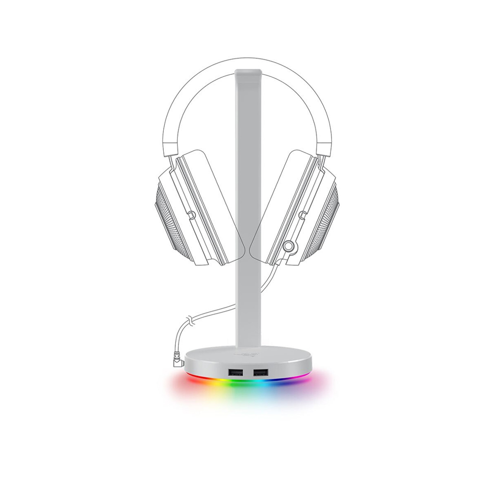 Giá Treo Tai Nghe Razer Base Station V2 Chroma - Trắng