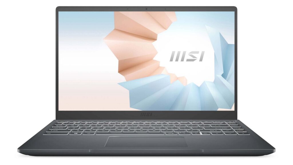 Laptop MSI Modern 14 B11SBU 668VN (i5-1155G7 | RAM 8GB | SSD 512GB | MX450 2GB | 14" FHD | Win10 | Xám)