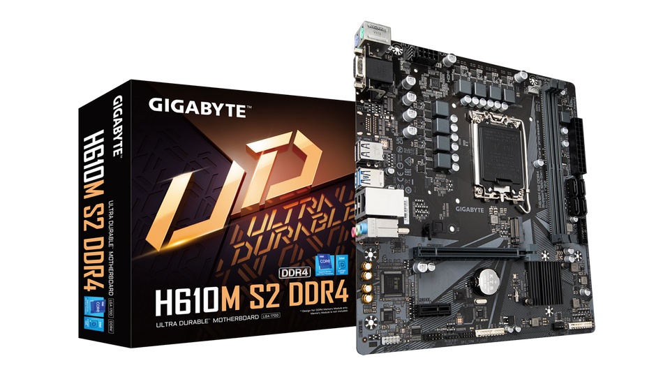 Mainboard Gigabyte H610M S2 DDR4 (LGA1700 | 2 Khe RAM | M-ATX)