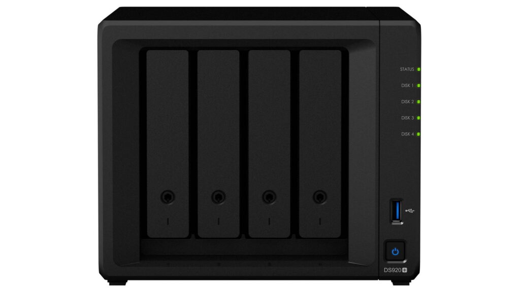 Thiết bị lưu trữ NAS Synology DS920+ (4-Bay | Celeron J4125 | RAM 4GB | USB 3.2 )
