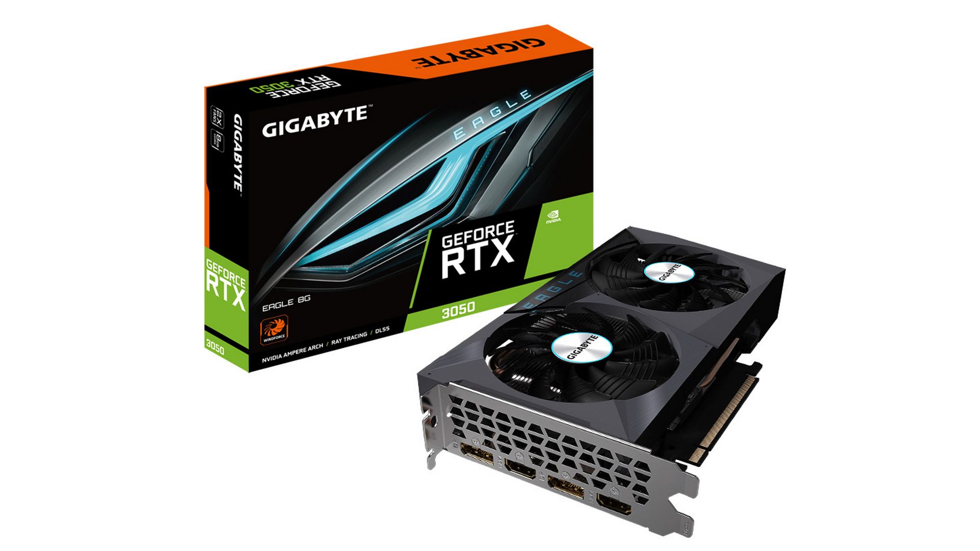 Card màn hình Gigabyte GeForce RTX 3050 Eagle (GV-N3050EAGLE-8G)