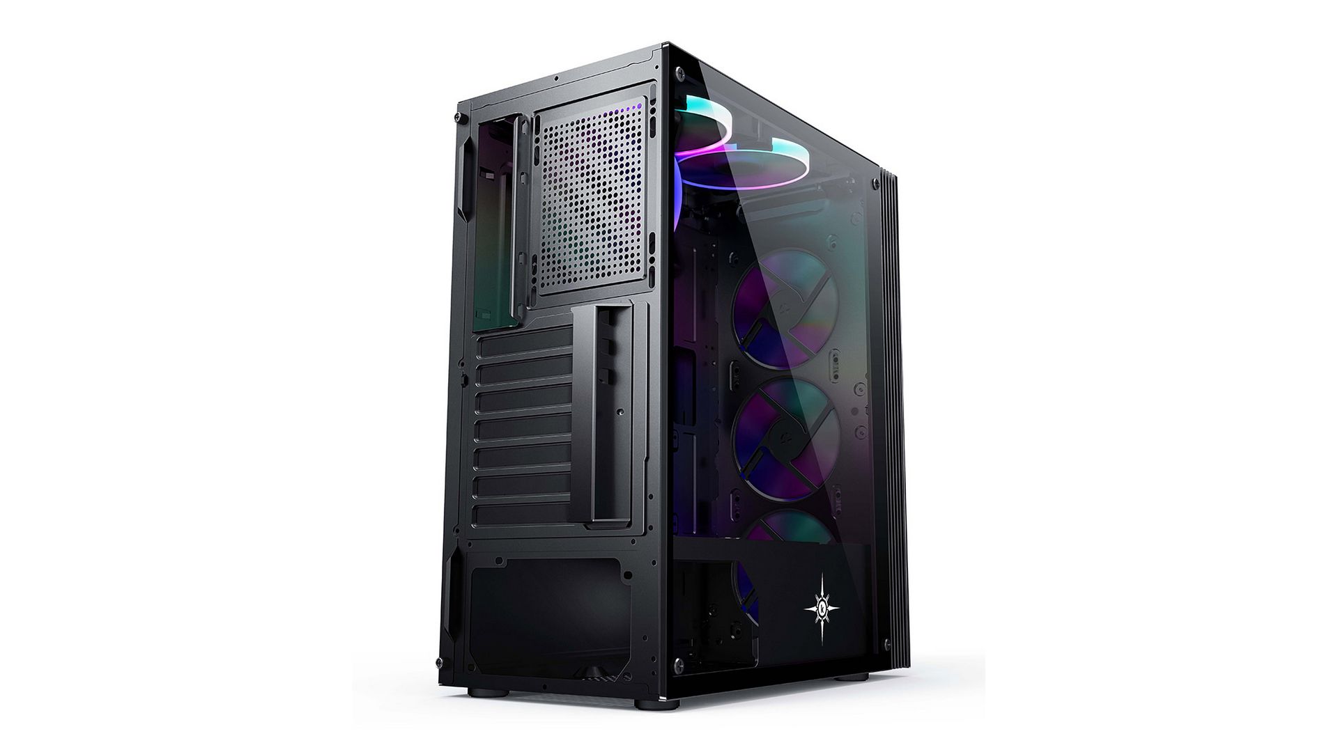 Vỏ case KENOO ESPORT G100 Màu Đen (Mid Tower | Có sẵn 3 Quạt) 6 Vỏ case KENOO ESPORT G100 Màu Đen (Mid Tower | Có sẵn 3 Quạt)