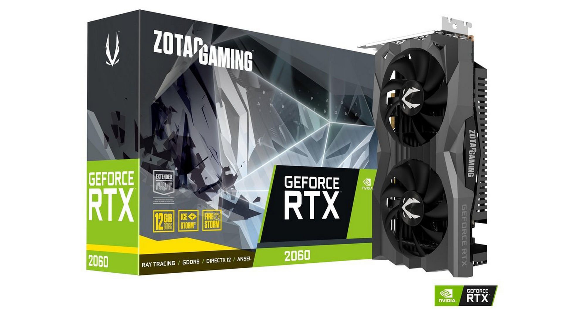 Card màn hình Zotac Gaming GeForce RTX 2060 Twin Fan 12GB (ZT-T20620F-10M)