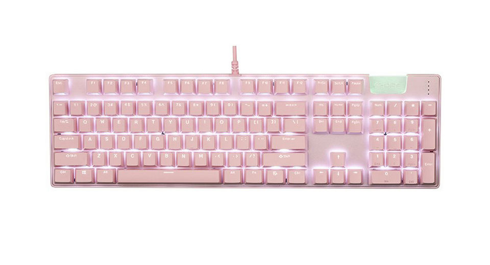 Bàn phím cơ E-DRA EK312 Pink - Red switch
