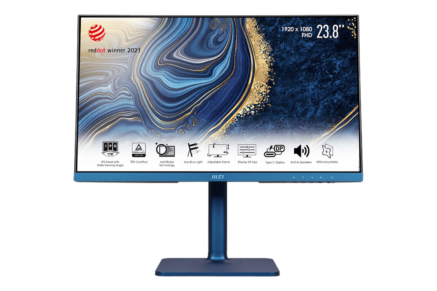 Màn Hình MSI Modern MD241P Ultramarine (23.8" | FHD | IPS | 75Hz | 5ms | USB-C)