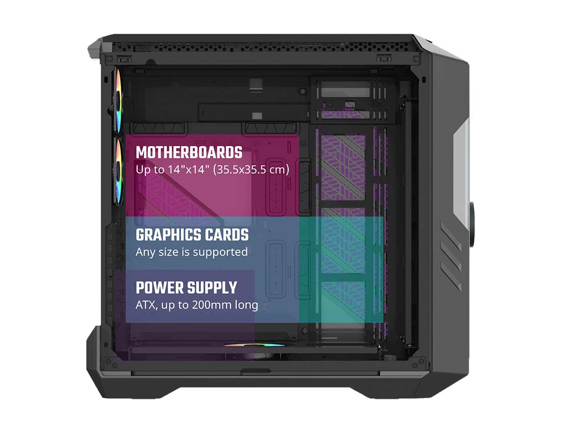 cooler-master-haf-700-evo-limit Tương thích rộng