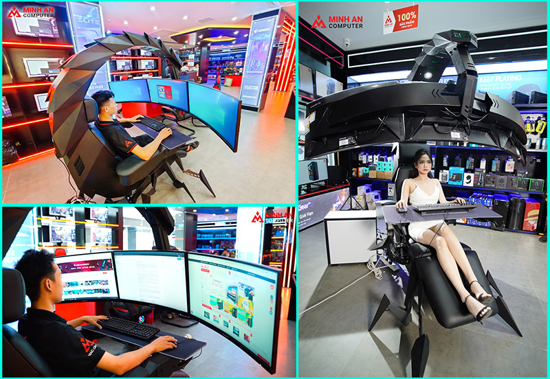 ghechoigamecluvensscorpioncomputercockpit ghe choi game da chuc nang cluvens scorpion computer