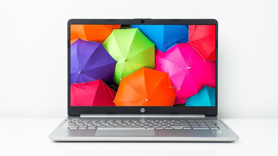 máy tính xách tay HP 15s màn hình mỏng viền