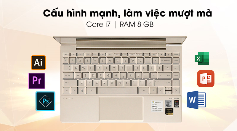 laptop Hp envy 13 cấu hình khủng