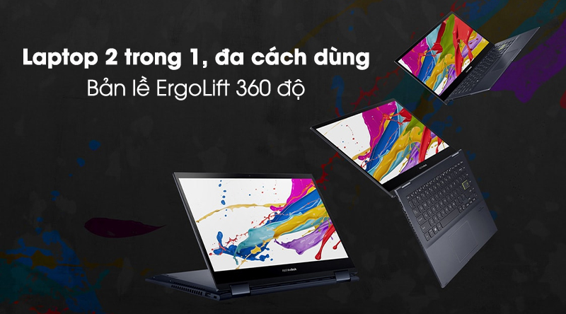 laptop-asus-vivobook-flip-tm420ia-ec155t Bản lề của Laptop Asus VivoBook Flip TM420IA-EC155T linh hoạt