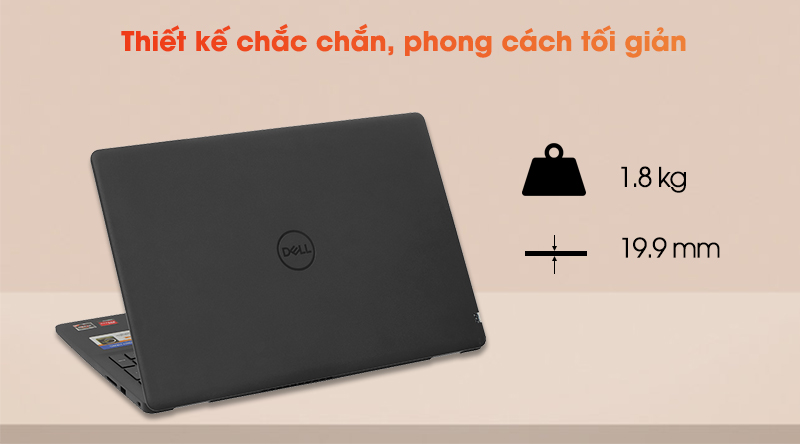 laptop-dell-inspiron-3505-y1n1t1 Thiết kế của Laptop Dell Inspiron 3505 Y1N1T1 hiện đại