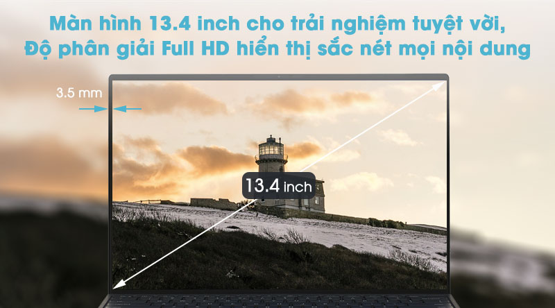 Màn hình của Laptop Dell XPS 13 9310 70234076 sắc nét