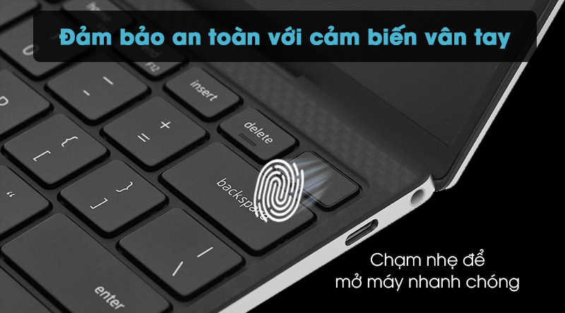 Bảo mật của Laptop Dell XPS 13 9310 70234076 an toàn