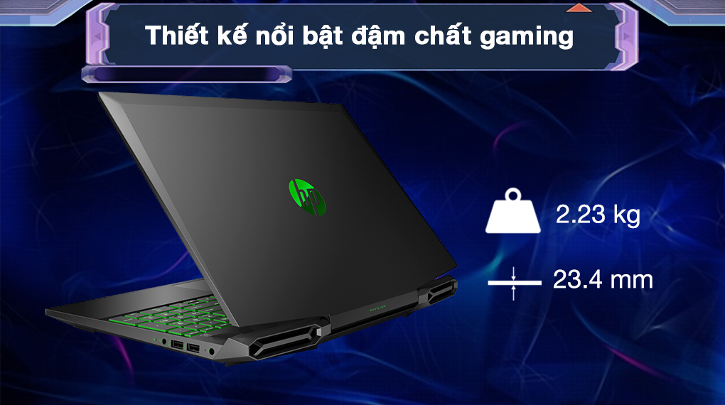 laptop-hp-pavilion-gaming-15-dk1159tx-31j36pa-3 Thiết kế Laptop HP Pavilion Gaming 15-dk1159TX 31J36PA nổi bật