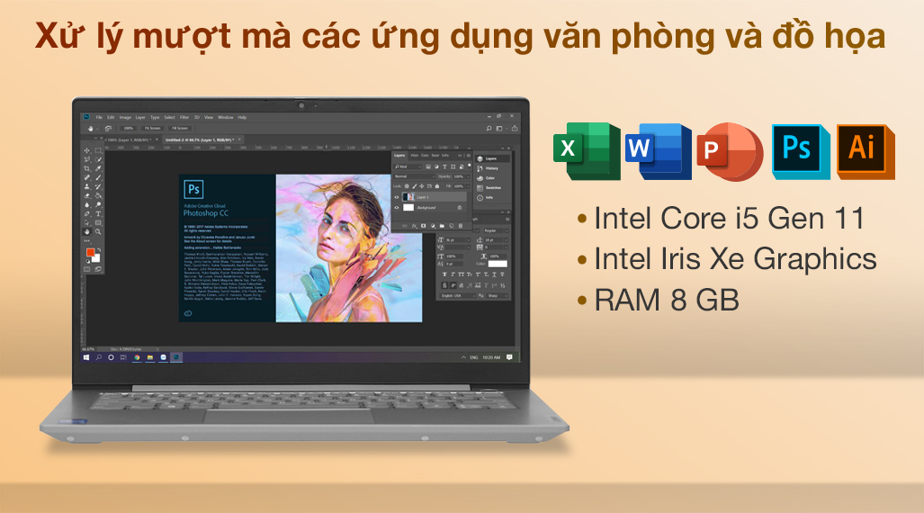 Cấu hình của Laptop Lenovo ThinkBook 14 G2 ITL 20VDA003VN mạnh mẽ