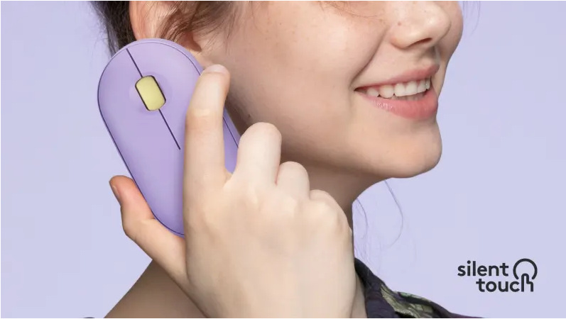 logitech-m350-01 Nhấp và cuộn yên tĩnh