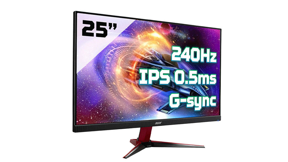 man-hinh-acer-nitro-vg252qx-25inch Màn hình Acer Nitro VG252QX được thiết kế gọn nhẹ
