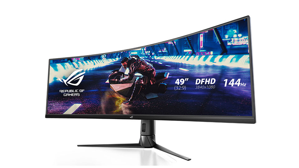 Màn hình Asus ROG Strix XG49VQ thiết kế gọn nhẹ