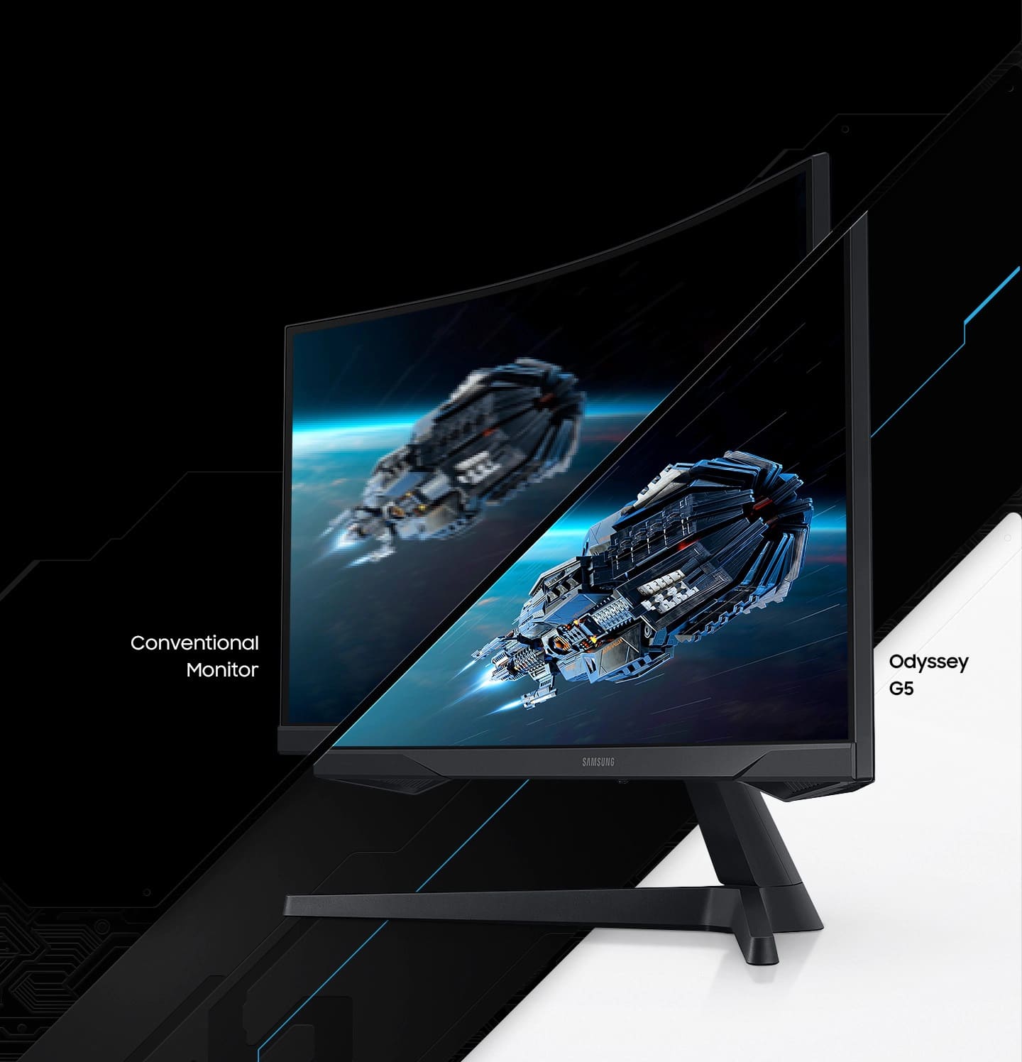 man-hinh-samsung-lc27g55tqbexxv-4 Tốc độ phản hồi siêu nhanh